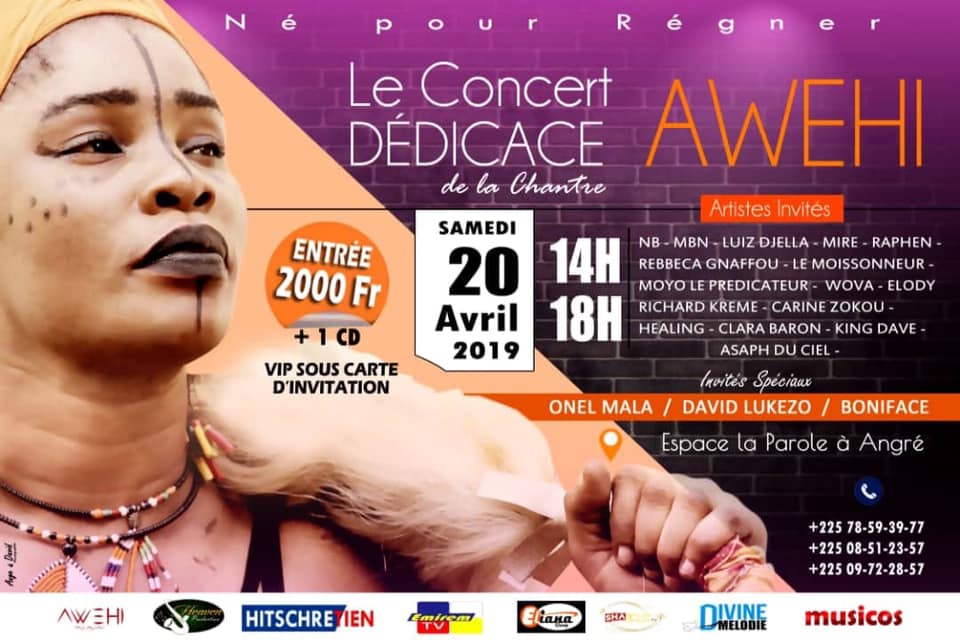 LE CONCERT DEDICACE AWEHI